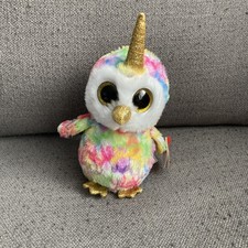 TY Beanie Boos - ENCHANTED the Unicorn Owl (6 inch) Stuffed Plush Animal MWMTs