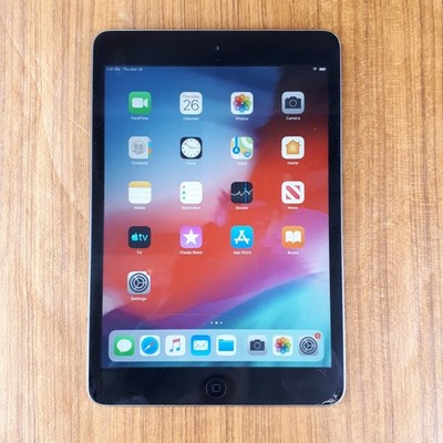 Apple iPad Mini 2nd Gen A1489 32GB Space Grey Wi-Fi Only Tested & Working E6783