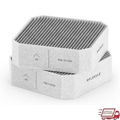 Air Pre-Filter 2-Pack Proactive Protection Against Allergens Dust Pet Hair Mold