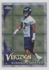 2010 Topps Chrome Retail X-Fractor Everson Griffen #C134 1u6