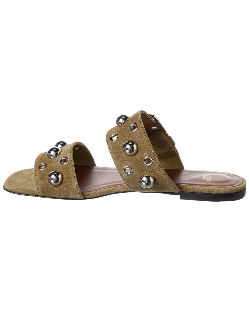 Valentino Nellcote Crust Suede Sandal Women's thumbnail 2