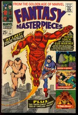 Fantasy Masterpieces #7 High Grade Silver Age Superhero Marvel Comic 1966 VF