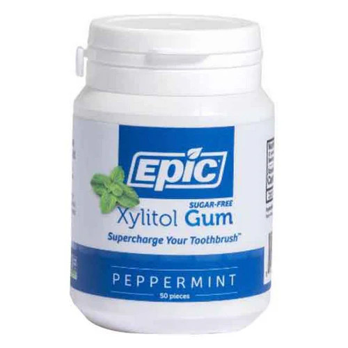 Chicle De Xilitol Sin Azúcar Sabor Menta 50 Piezas