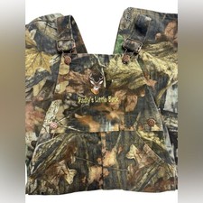 Vintage J.Tuohy's Camo Cotton Overalls Size 4T  Daddy  s Little Buck  Made in USA