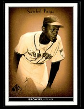 2002 SP Legendary Cuts #72 Satchel Paige Card St. Louis Browns