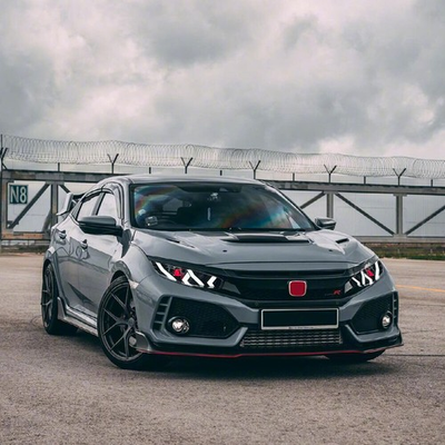 #ad #ad Red Devil Eye LED Headlights For Honda Civic 2016 2021 Front Lamps Sequential $399.00