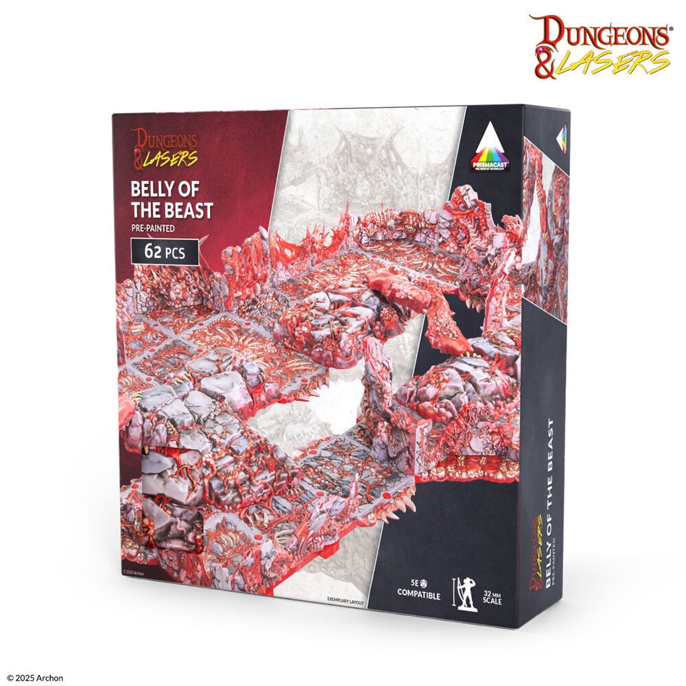 Archon Studio - DNL0136 - Dungeons & Lasers - Belly Of The Beast: Pre-Painted