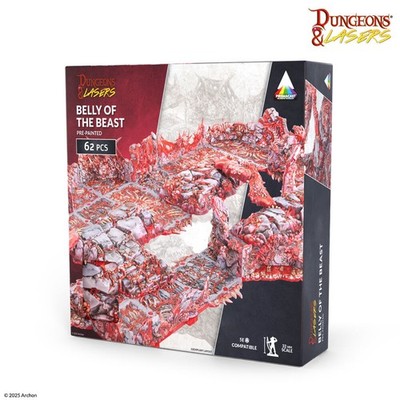 Archon Studio - DNL0136 - Dungeons & Lasers - Belly of the Beast: Pre-painted