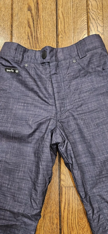 Body Glove Pantalones de Nieve Juveniles Talla 14 Impermeable Aislado Gris Denim Look Foto 3 de 4