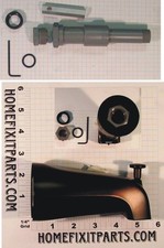 Universal Fit/Adjustable Tub Diverter Spout Oil Rubbed Bronze Finish