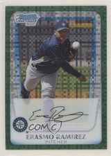 2011 Bowman Chrome Prospects Green X-Fractor Erasmo Ramirez #BCP189 0ne3