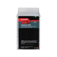 Bondo  Fiberglass Resin, 00401, 0.9 Pint