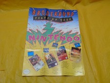 RARE Broderbund "Turns On Your Nintendo" 11.75" x 15.75" Fold Out Poster