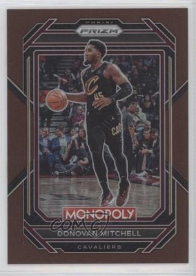 2022-23 Panini Prizm Monopoly Brown Prizm 88/249 Donovan Mitchell #18 17hw
