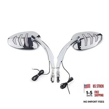 Motorcycle Rearview Mirror Chrome With Chrome Mirrors With Harley Adapter Motorcycle Rearview Mirror Chrome With Chrome Mirrors With Harley Adapter