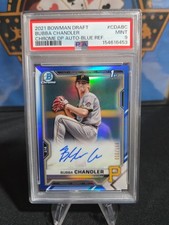 2021 Bowman Draft - Chrome Draft Pick Autographs Bubba Chandler #CDA-BC Blue...