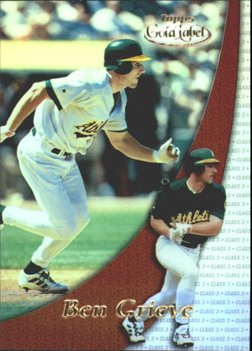 2000 Topps Gold Label Class 3 #26 Ben Grieve - BB