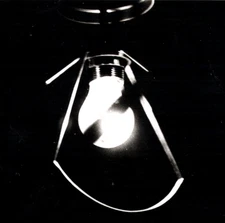 Vintage Artistic Photo Electric Light Bulb Dark Industrial Minimalist Art Rare