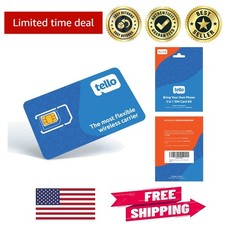 Mobile Prepaid SIM Card 3 in 1 - Flexible Plans 5- 25  4G LTE/5G Coverage