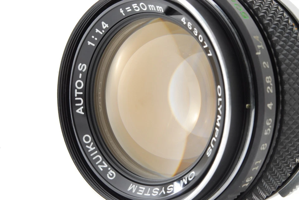 [Exc+5 con tapa de lente] Lente Olympus OM-System G.Zuiko auto-s 50 mm f1,4 MF de JAPÓN Foto 4 de 4