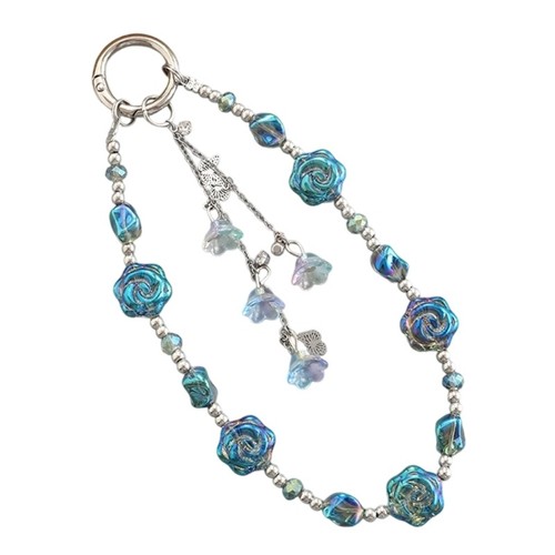 Handmade Beaded Chain Mobile Phone Jewelry Pendant Drop-resistant Strap Antilost - 第 13/13 張圖片