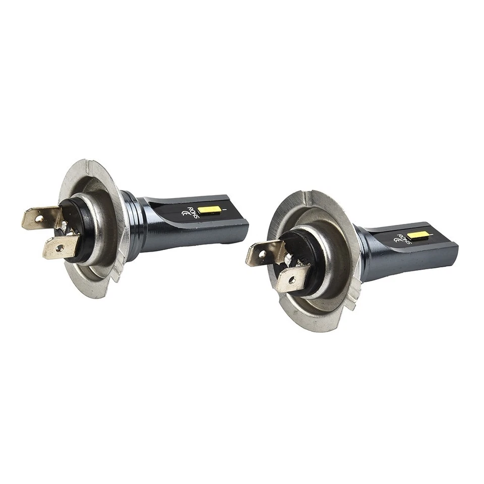 Replacement LED Headlight Car 3000K Yellow 2pcs/Set Degrees Lighting - Image 2 of 4