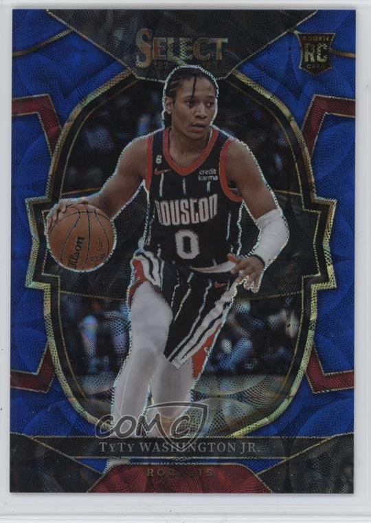 2022 Panini Select Concourse Blue Scope Prizm /249 TyTy Washington Jr #70 1s2h