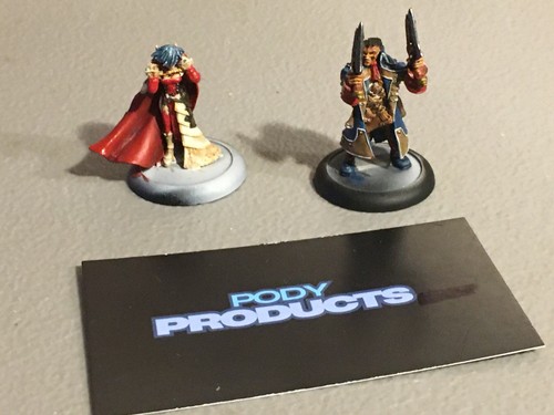 A39021 WARMACHINE HORDES MERCENARIES METAL LADY AIYANA & MASTER HOLT PP