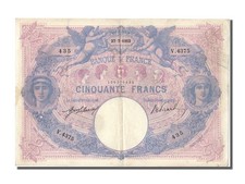 [#200165] Banknote, France, 50 Francs, 50 F 1889-1927   Bleu et Rose  , 1912, 19