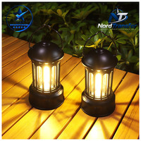 Campinglampe LED Tragbar 2 StüCk Retro IPX4 Wasserdicht Dimmbar FüR Garten