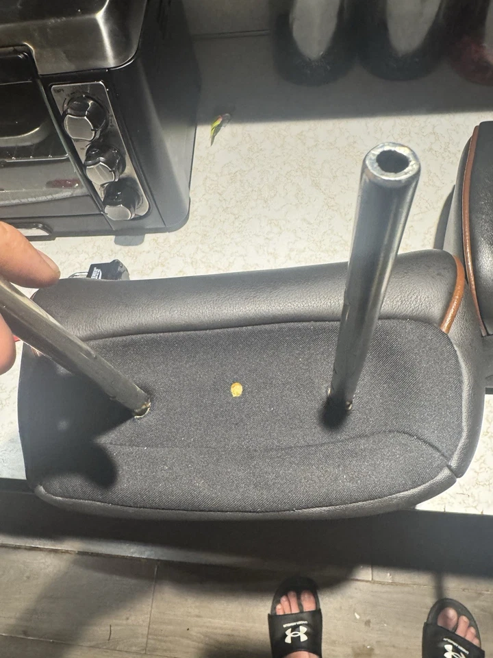 🏁07-14 LLINCOLN NAVIGATOR ПЕРЕДНИЙ ЛЕВЫЙ И ПРАВЫЙ ПОДГОЛОВНИК ПОДГОЛОВНИК ЧЕРНЫЙ КОРИЧНЕВЫЙ ОТ ОРИГИНАЛЬНОГО ПРОИЗВОДИТЕЛЯ - Изображение 4 из 4