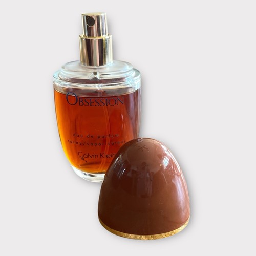 Vintage Calvin Klein OBSESSION EDP For Women Perfume Parfum Spray 1.7oz Early - Picture 2 of 3