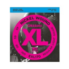 D'Addario EXL170 Nickel Wound Bass Guitar Strings 45-100