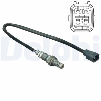 DELPHI Lambdasonde Sensor Abgassteuerung ES20157-12B1 für LEXUS TOYOTA AVENSIS 1