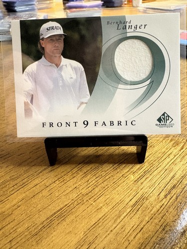 2002 SP Game Used Edition - Front 9 Fabric Bernhard Langer #F9S-BL (MEM)