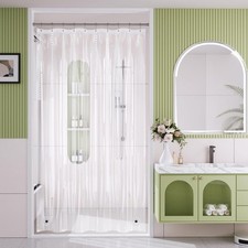 Shower Curtain Liner Small 60x72 Clear Camper Waterproof Plastic Shower Liner
