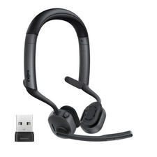 Shokz OpenMeet 2 UC USB-A Bone Conduction Headset Bluetooth Open-Ear Mic AI