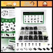 360PCS Auto Body Fasteners Kit - Bolts U-Nut Clips for GM Ford Chrysler
