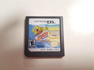 rare! SpongeBob Sponge Bob DS American version Surf & Skate