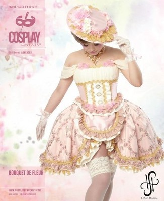 Schnittmuster Cosplay Bouquet de Fleu McCalls M2096 6-14 (Gr. 34-44) Englisch