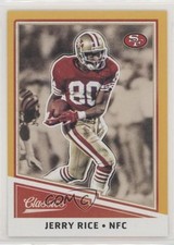2017 Panini Classics Legends Glossy Jerry Rice #154 HOF 0e3