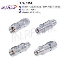 Precision 3.5mm To SMA Male Female 18G Microwave Adapter MMwave Test Connector