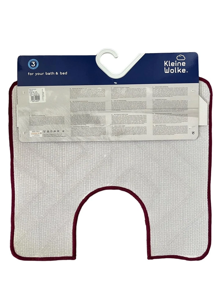 Kleine Wolke Badezimmer Teppich WC-Vorleger Jenna 55x50cm Purple 9102461130 - Bild 2 von 2