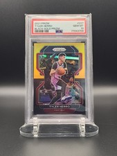 2021 Prizm Tyler Herro Black Gold Prizm /5 PSA 10 Miami Heat POP 1