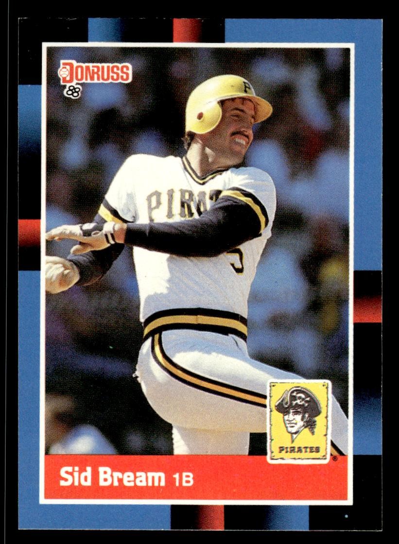 1988 Donruss #188 Sid Bream Pittsburgh Pirates