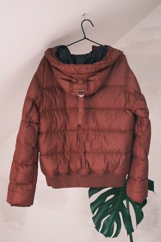 Marina Yachting Daunenjacke Herren Burgund Nylon Puffer Größe 52 - Bild 7 von 19
