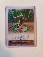 2025-2026 Topps Chrome Kasparas Jakucionis Autographed Green 49/99