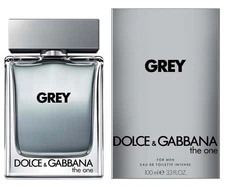 Dolce & Gabbana The One Grey Intense For Men Cologne 3.3 oz ~ 100 ml EDT Spray