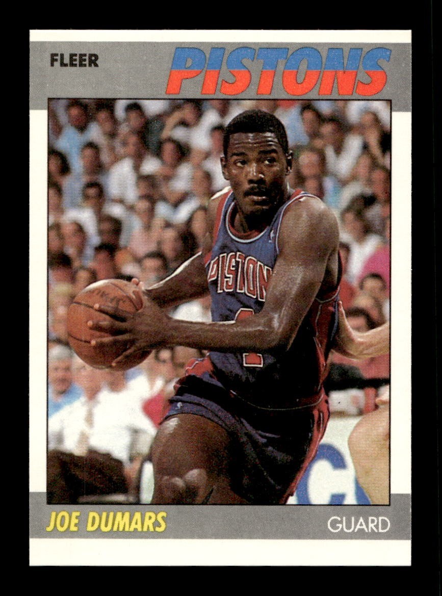 1987-88 Fleer #31 Joe Dumars Pistons NEAR MINT *8m