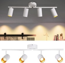 36W LED Track Lighting Fixtures Ceiling Dimmable, 4 Light Directional Track